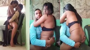 Bangla Sex Video Of Horny College Girl Fucked With Lover On Chair