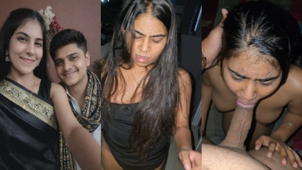 Sexy Gf Gives Desi Blowjob To Her Bf