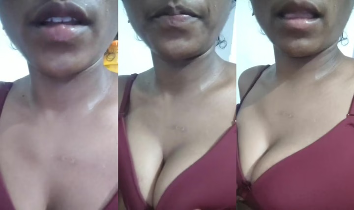 Tamil XXX MMS Of Chocolate Brown Girl Sexy Look